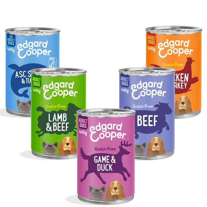 Edgar Cooper Wet food For Adult/Senior/Puppy Dogs 400 gr (+opções) - PETTER