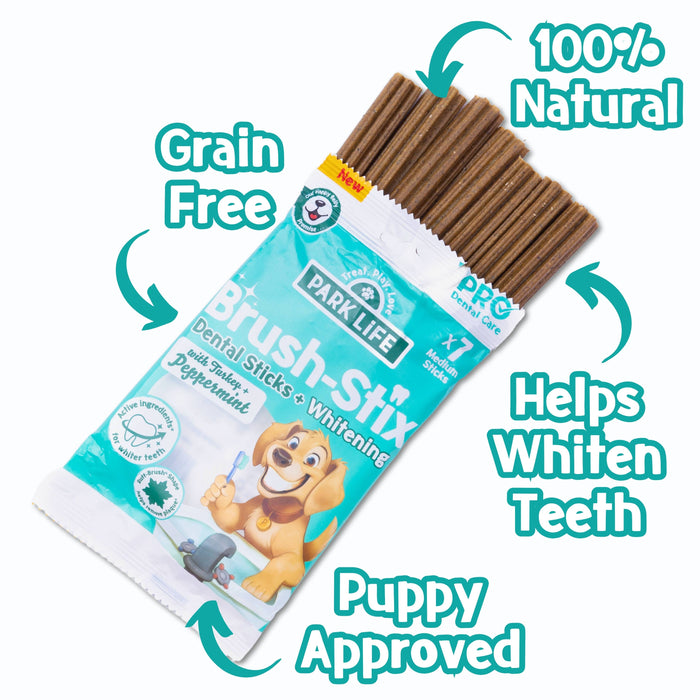 Brush-Stix sabor peru e hortelã-pimenta 180 g (7 unidades médias)