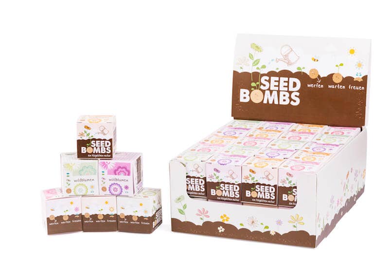 Bombas Sementes - Flores Silvestres (Cubo)