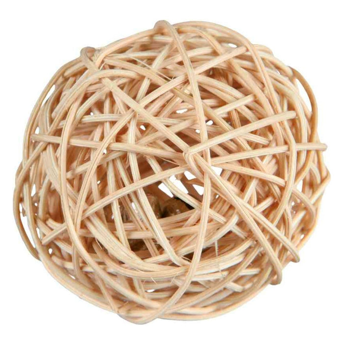 Bola em vime com guizo 4 cm
