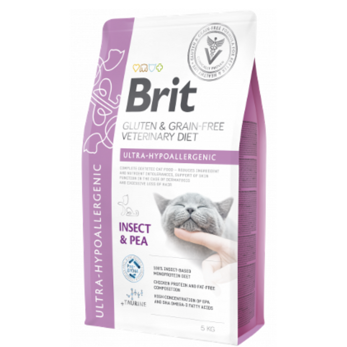 Brit Veterinary Diet Cat Ultra-Hypoallergenic Gluten & Grain-Free