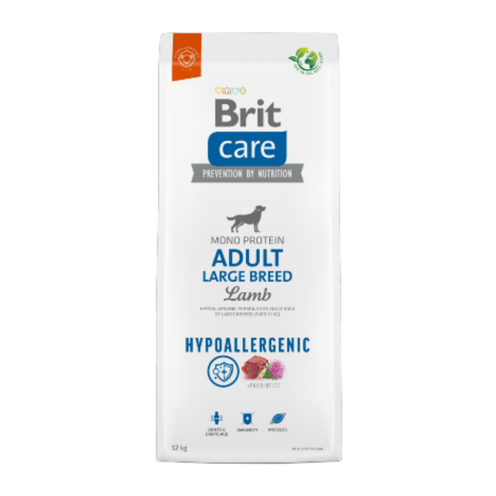 Brit Care Dog Adult Large Breed Hypoallergenic Lamb 12kgs