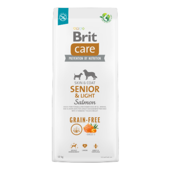 Brit Care Dog Grain-free Senior & Light Salmon (skin & coat) 12 kg