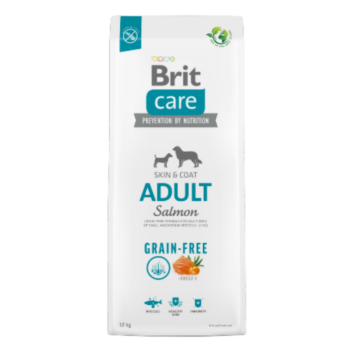 Brit Care Dog Grain-free Adult Salmon (skin & coat) 12 kg
