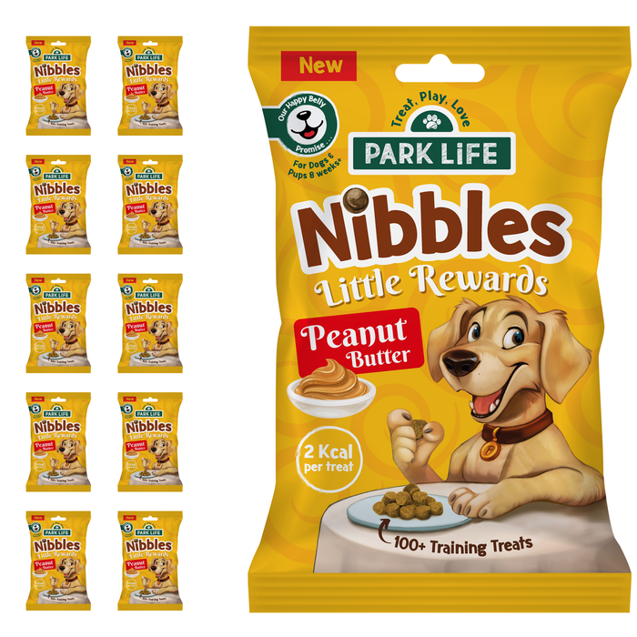 Nibbles Little Rewards Sabor Manteiga de Amendoim 80 g