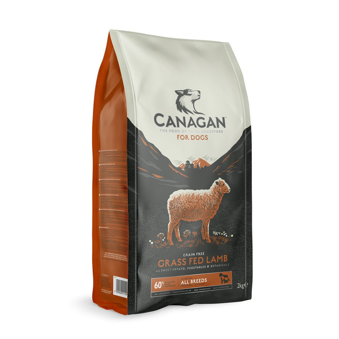 Canagan Borrego de Pasto – ração seca sem cereais para cães, embalagem