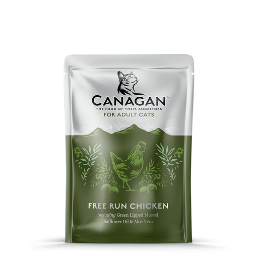 Canagan Free-Run Chicken – saqueta de patê para gatos 85 g – embalagem