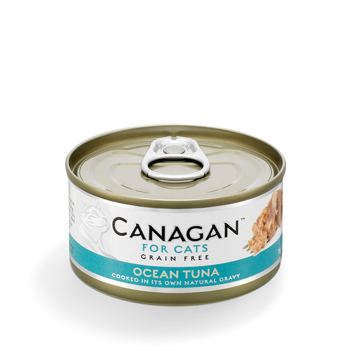 Canagan Ocean Tuna – lata para gatos 75 g – embalagem