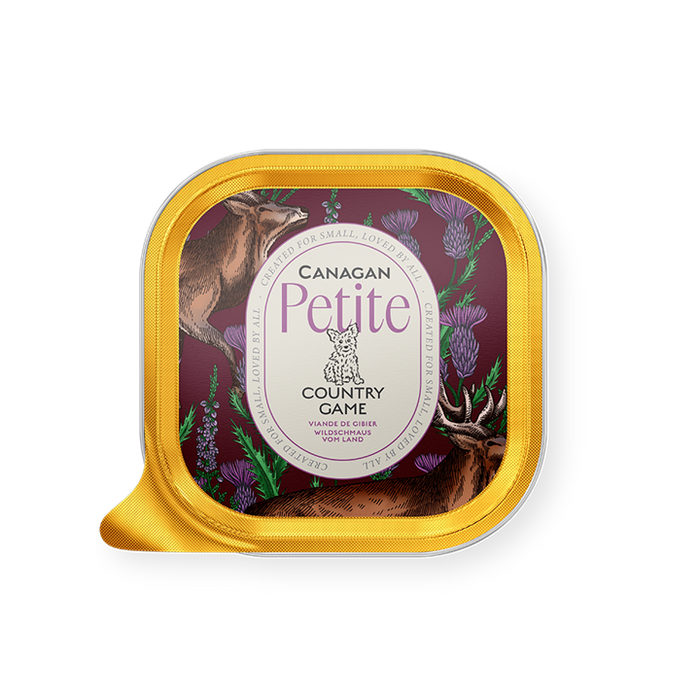 Canagan Petite Country Game – patê para cães pequenos 100 g – embalagem