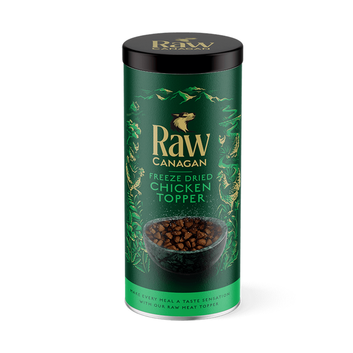 Canagan RAW Chicken Topper – topper liofilizado para cães 50 g – embalagem