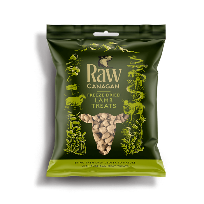 Canagan RAW Lamb Treats – snacks liofilizados para cães 20 g – embalagem
