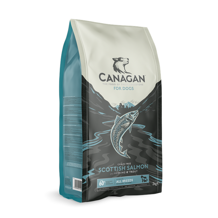 Canagan Scottish Salmon – ração seca para cães – embalagem