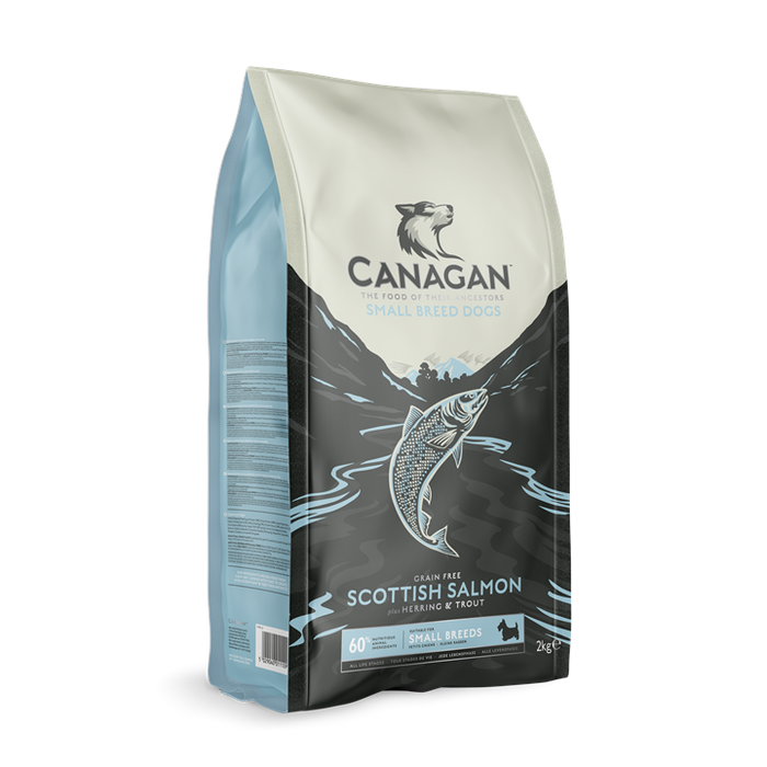 Canagan Scottish Salmon Small Breed – ração seca para cães de raças pequenas – embalagem