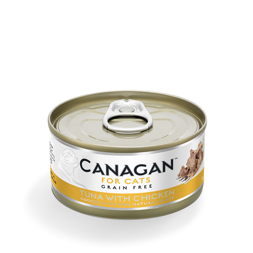 Canagan Tuna with Chicken – lata para gatos 75 g – embalagem