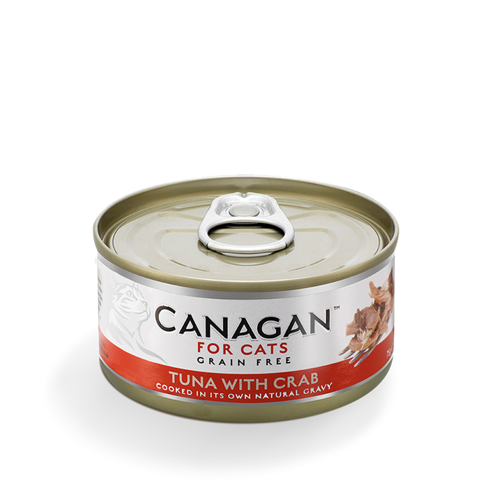 Canagan Tuna with Crab – lata para gatos 75 g – embalagem