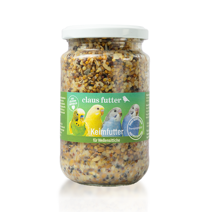 Claus sementes germinadas – para periquitos, 210 g – embalagem