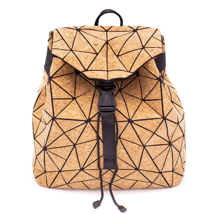 Mochila de cortiça geométrica BAG-2026