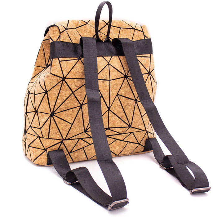 Mochila de cortiça geométrica BAG-2026