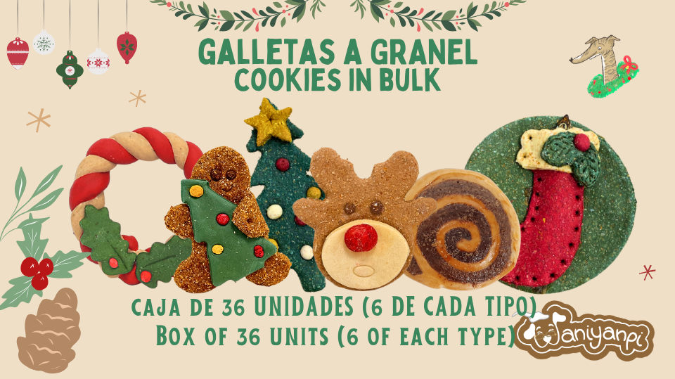 Biscoitos de Natal a Granel para cães