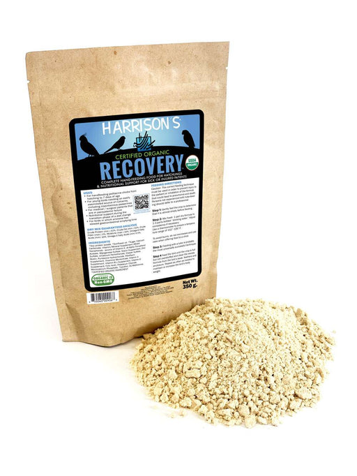 Harrison's Recovery Formula – papa de cuidados intensivos para aves, répteis e pequenos mamíferos – embalagem
