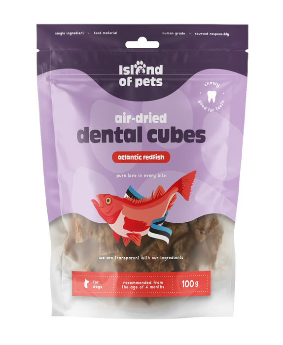 Island of Pets Cubos Dentários de Peixe-Vermelho 100g