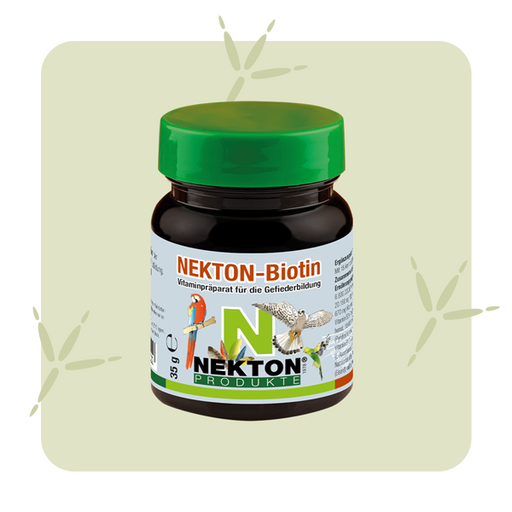 Nekton Biotin – suplemento vitamínico para a plumagem – embalagem
