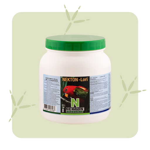 Nekton Lori – alimento completo para loris e aves nectarívoras – embalagem