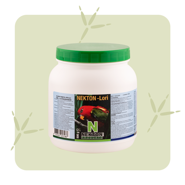 Nekton Lori – alimento completo para loris e aves nectarívoras – embalagem