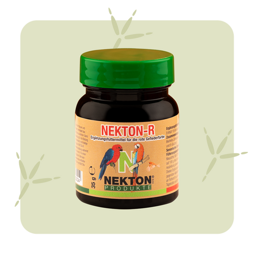Nekton R – suplemento para a cor vermelha da plumagem – embalagem