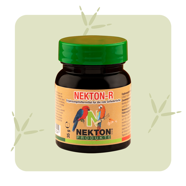 Nekton R – suplemento para a cor vermelha da plumagem – embalagem
