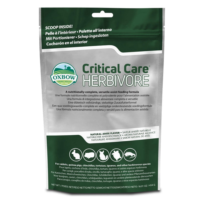 Oxbow Critical Care® Alimento de Recuperação para Herbívoros (Anis)