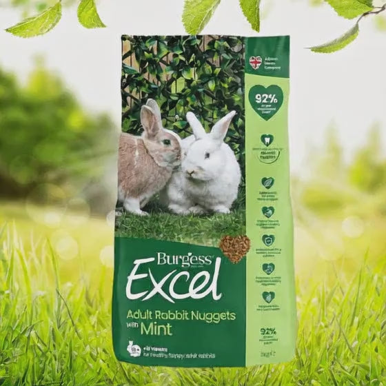 Burgess Excel Adult Rabbit Nuggets mit Minze (Weitere Optionen verfügbar)