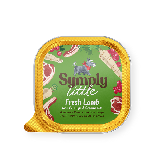 Symply Borrego fresco – Patê para cães de raças pequenas – embalagem