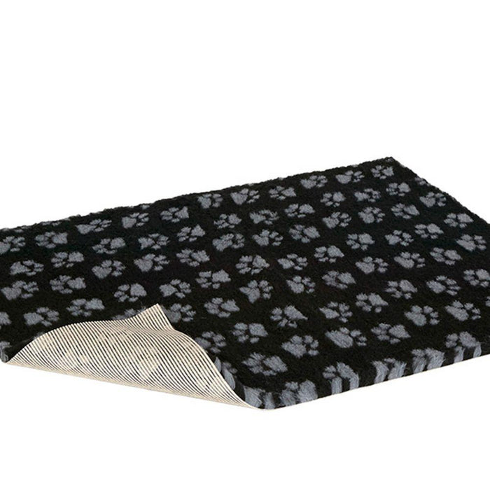 Vetbed Antiderrapante Preto com pegadas 1×0,75 m