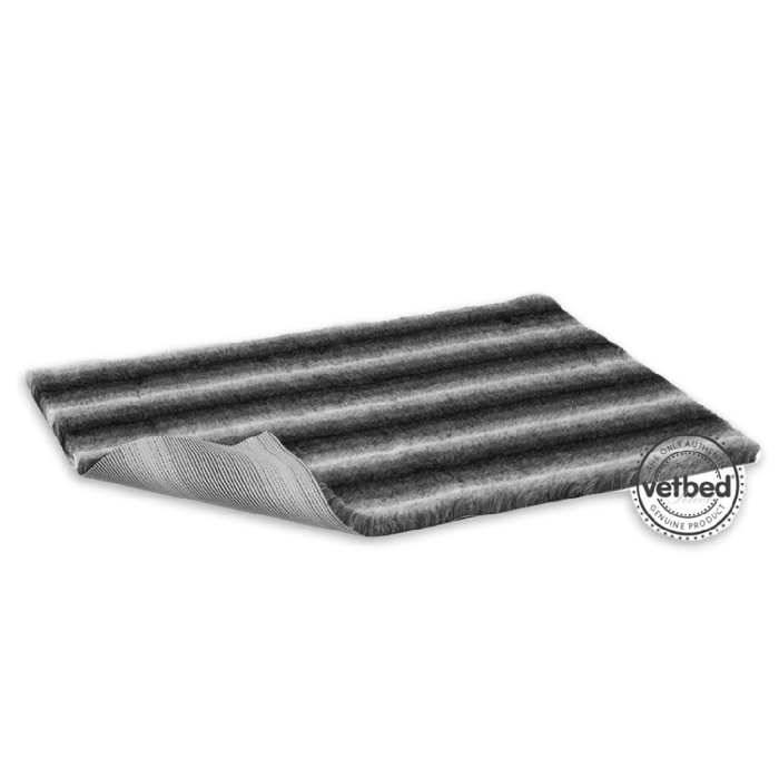 Vetbed Select cama Cinzento escuro às riscas M 100×75 cm