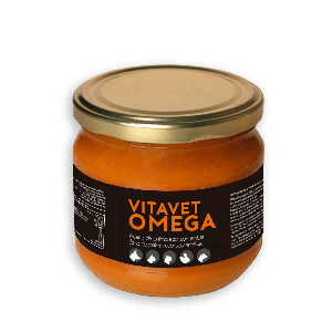 Vitavet Omega – óleo de palma eco-sustentável para animais – embalagem