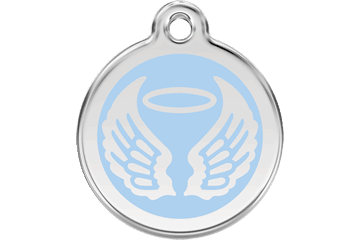 Placas / medalhas de Identificação - ENAMEL Azul claro
