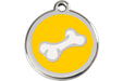 Placas / medalhas de Identificação - ENAMEL Amarelo - PETTER