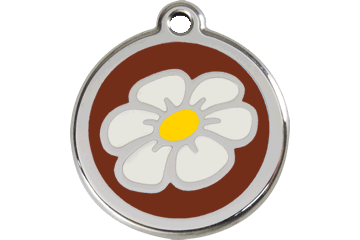 Placas / medalhas de Identificação - ENAMEL Castanho
