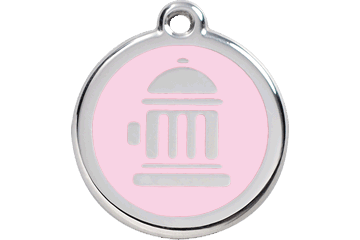 Placas / medalhas de Identificação - ENAMEL rosa claro - PETTER