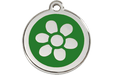 Placas / medalhas de Identificação - ENAMEL Verde - PETTER