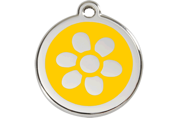 Placas / medalhas de Identificação - ENAMEL Amarelo