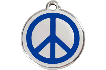 Placas / medalhas de Identificação - ENAMEL Azul
