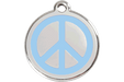 Placas / medalhas de Identificação - ENAMEL Azul claro - PETTER