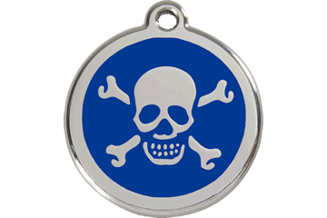 Placas / medalhas de Identificação - ENAMEL Azul