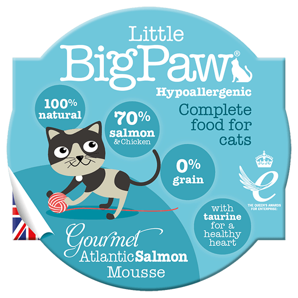 The Littlebig paw salmon & chicken mousse 85gr - PETTER