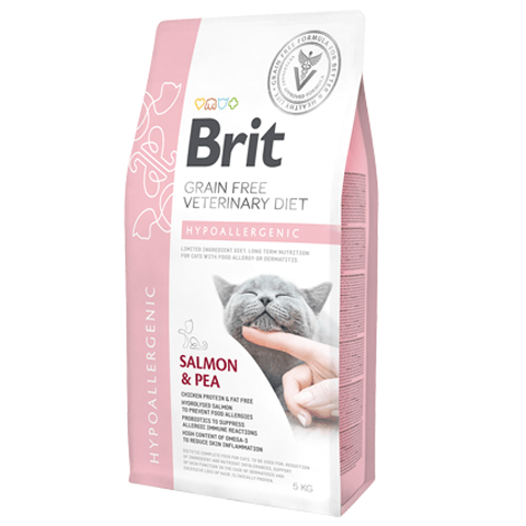 Brit grain free veterinary diet hypoallergenic cat - PETTER