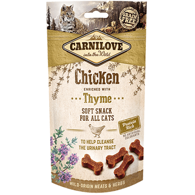 Carnilove chicken & thyme cat snack 50gr - PETTER