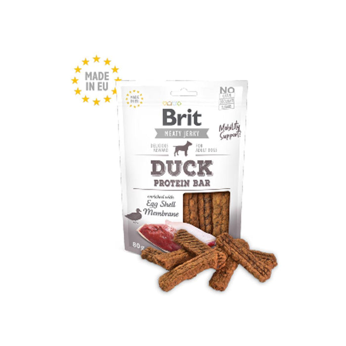 Brit Dog Jerky Snack Duck Protein bar 80 g - PETTER