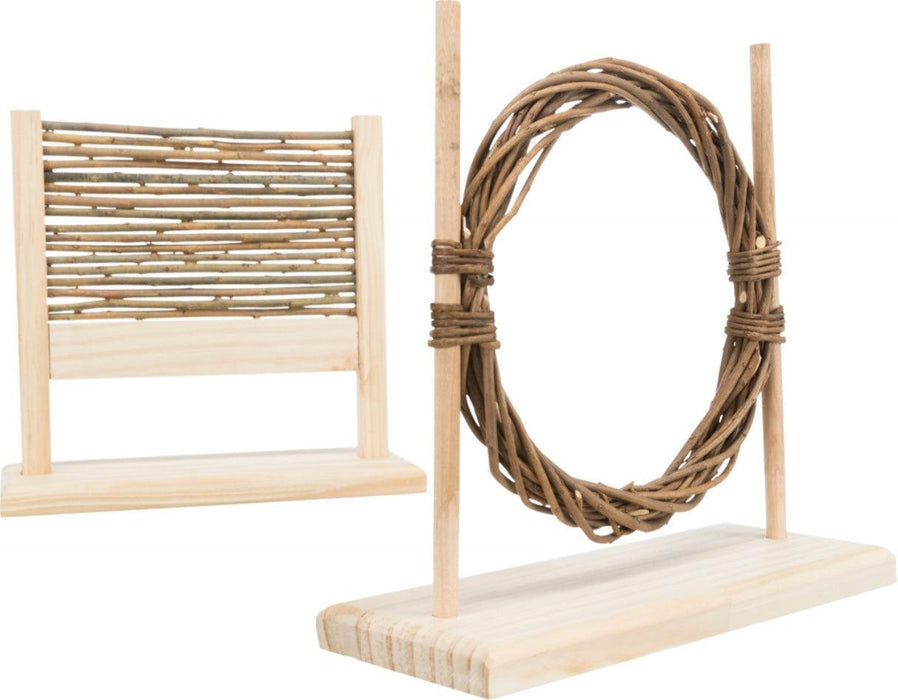 Conjunto para agility (obstáculo e arco) para coelhos e pequenos animais - PETTER